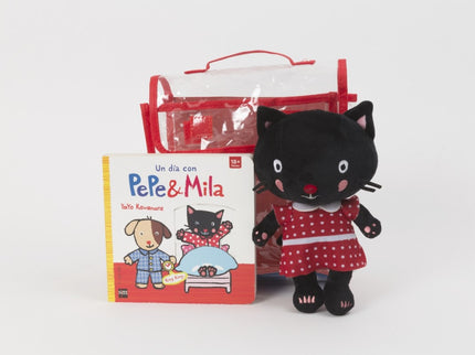 Libro Pack 'un Día Con Pepe Y Mila': Pepe y Mila hacen muchas cosas a lo largo del día: desayunan, se visten, juegan... Un pack que contiene un libro de cartón con solapas y lengüetas para que el niño descubra el día a día de los personajes y reconozca sus propios hábitos.