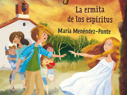 Libro La Ermita De Los Espíritus: Pablo ha conocido a una chica muy misteriosa que aparece en los sitios más insospechados. Lo curioso es que sus cuatro primos no consiguen encontrarla.