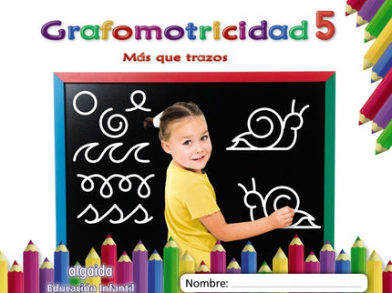 Portada del libro Grafomotricidad 5. 4 Años. Más Que Trazos 2019