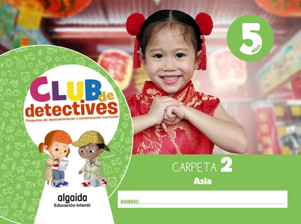Portada del libro Club De Detectives 5 Años. Carpeta 2. 'asia'