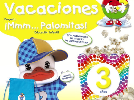¡mmm... Palomitas! 3 Años. Cuaderno De Vacaciones