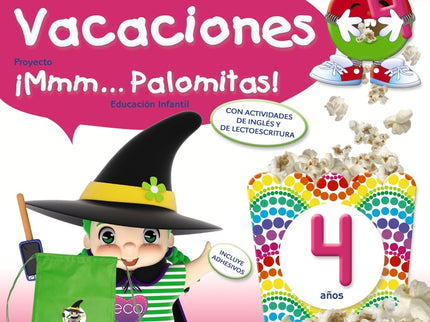 ¡mmm... Palomitas! 4 Años. Cuaderno De Vacaciones