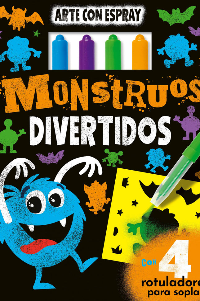 Monstruos Divertidos. Arte Con Spray