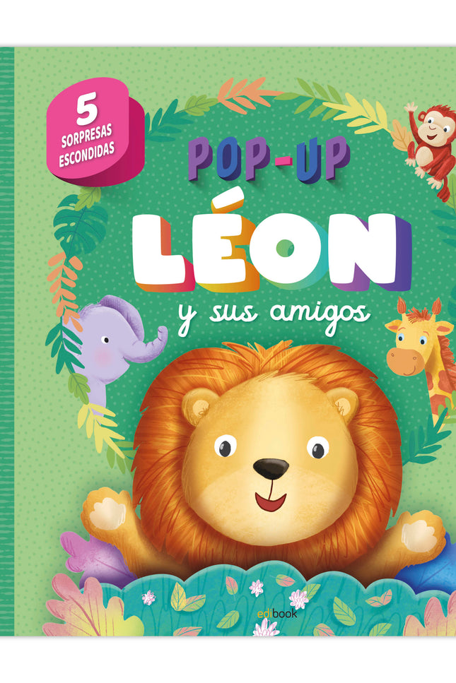 POP UP LEON Y SUS AMIGOS - AA VV - TAPA DURA