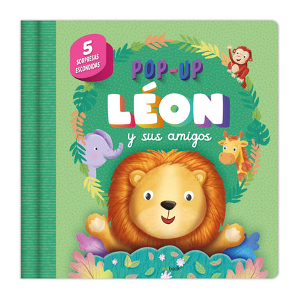 POP UP LEON Y SUS AMIGOS - AA VV - TAPA DURA