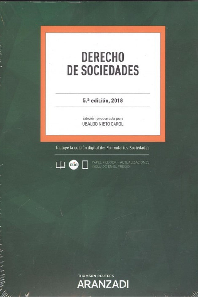 Derecho De Sociedades 2018 (dúo)