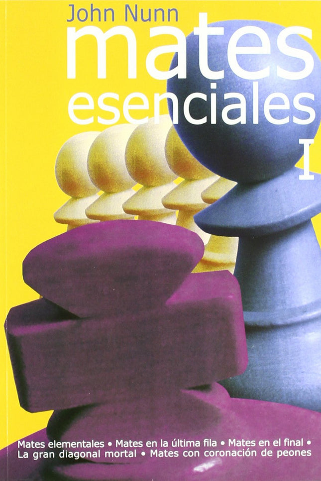 Libro Mates Esenciales I: Para todos los jugadores de ajedrez, principiantes o campeones, niños o adultos, dar mate es la más grande emoción que puede brindar el juego. La habilidad para encontrar jaque mate es una destreza esencial.