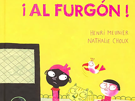 Libro ¡al Furgón!: En un parque un niño observa indignado como la policía pide la documentación a sus amigos y después l