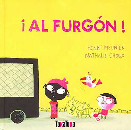 Libro ¡al Furgón!: En un parque un niño observa indignado como la policía pide la documentación a sus amigos y después l