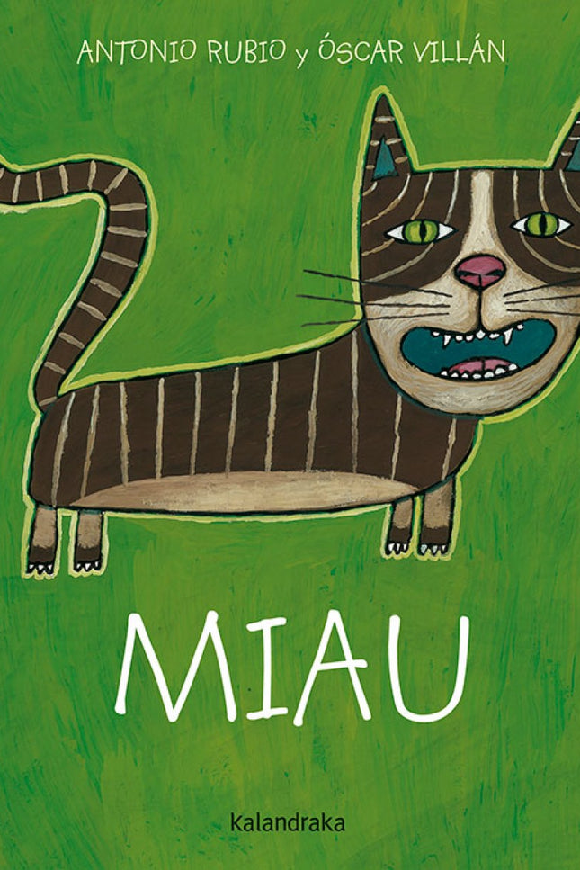 Libro Miau: Colección DE LA CUNA A LA LUNA. Poema onomatopéyico para ser leído y recitado. Animales del entorno próximo 