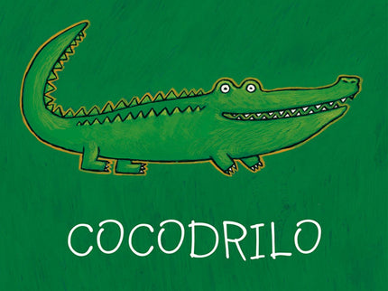 Libro Cocodrilo: La colección De la cuna a la luna está dirigida a niños y niñas de 0 a 3 años de edad, para quienes se 