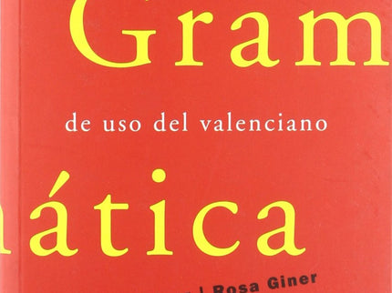 Gramática De Uso Del Valenciano