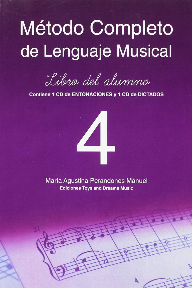 Método Completo De Lenguaje Musical, 4 Nivel Libro Del Alumno