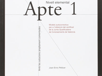 Libro Nou Apte 1.(nivell Elemental): .