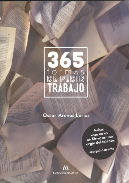 Portada del libro 365 Formas De Pedir Trahajo