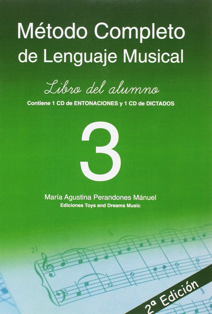 Método Completo De Lenguaje Musical 3º Nivel. Libro Del Alumno