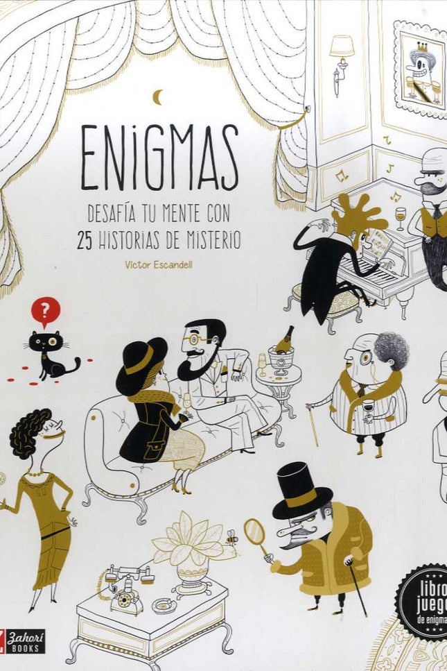 Libro Enigmas: Diviértete resolviendo esta recopilación de enigmas en los que practicarás dos maneras diferentes de pens