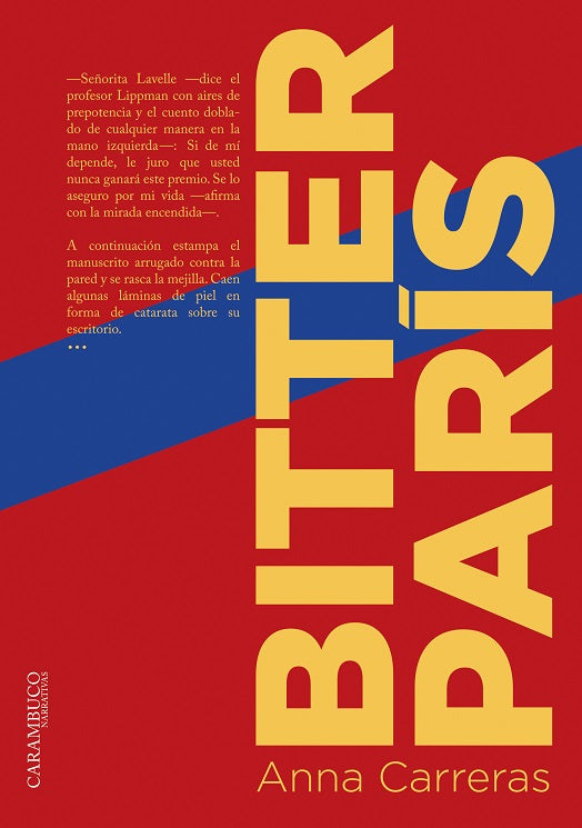 Bitter París - Anna Carreras - TAPA BLANDA O BOLSILLO