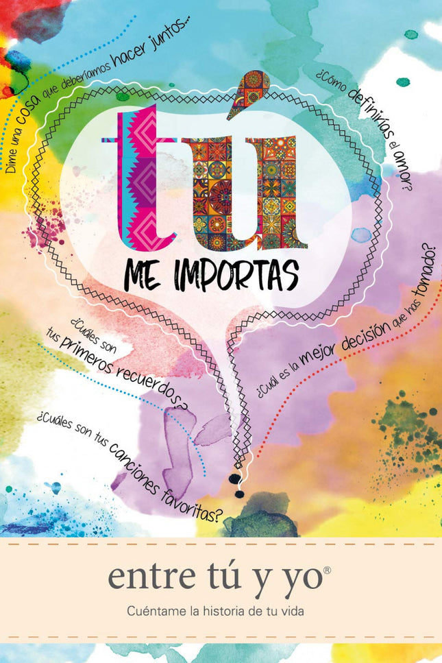Libro Tú Me Importas: Este libro es un regalo entrañable para una persona especial: un familiar, un amigo/a, tu parejaà Contiene más de cien preguntas con las que descubrirás detalles hasta ahora desconocidos de su vida. También podrá añadir fotografías y revivir momentos ino