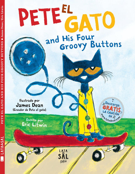 Libro Pete El Fato And His Four Groovy Buttons: Pete el gato es un fenómeno de la literatura infantil en EE. UU.