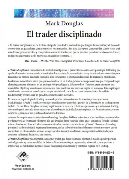 El trader disciplinado - Mark Douglas - Tapa blanda
