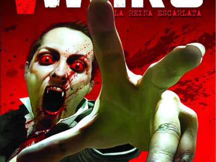 Libro La Reina Escarlata: Un antiguo virus liberado en el deshielo de los casquetes polares convierte a gran parte de la población mundial en vampiros. Solo un cierto porcentaje son asesinos que no pueden refrenar sus instintos, el resto pueden seguir una vida normal alimentándose de la sangre de animales.