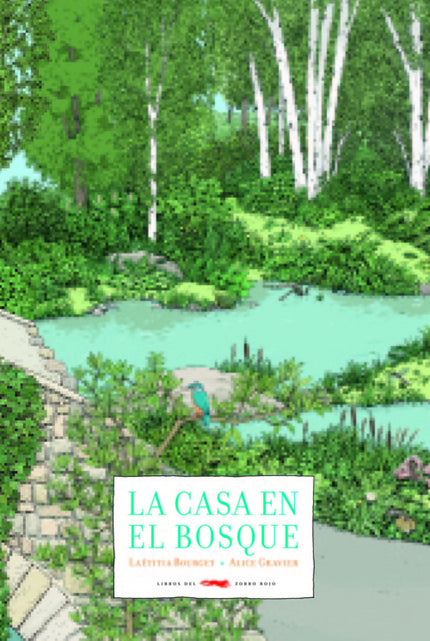 Libro La Casa En El Bosque: En este álbum único, en formato acordeón de í4 metros de largo!, el protagonista invita al lector a recorrer de su mano el camino que conduce a su hogar, una casa en el bosque. Por una de las caras del libro gigante, da comienzo el viaje: atravesamos el pueblo, cruzamos el puente, paseamos por la orilla del río  Este entusiasta anfitrión nos explica, paso a paso, cómo llegar a su casa.
