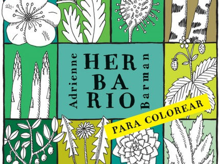 Libro Herbario Para Colorear: Tal y como hizo con su libro Bestiario, Adrienne Barman ofrece en Herbario para colorear la posibilidad de disfrutar del mundo natural con actividades que ponen en juego la creatividad y la imaginación del lector. Muchos de los árboles, flores y plantas de Herbario vuelven a las páginas de este cuaderno, que cuenta con montones de propuestas creativas para que los pequeños artistas refresquen sus conocimientos sobre la naturaleza y se diviertan coloreando.