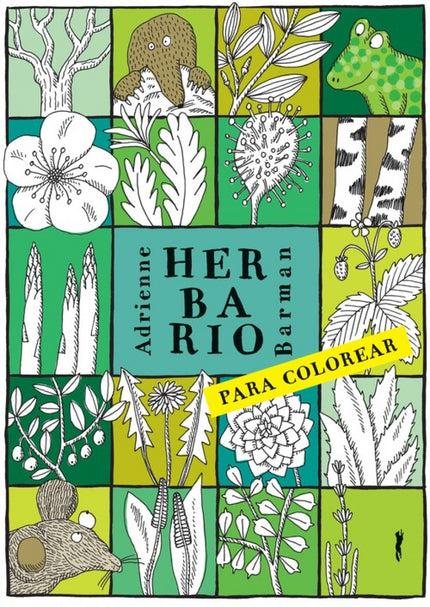 Libro Herbario Para Colorear: Tal y como hizo con su libro Bestiario, Adrienne Barman ofrece en Herbario para colorear la posibilidad de disfrutar del mundo natural con actividades que ponen en juego la creatividad y la imaginación del lector. Muchos de los árboles, flores y plantas de Herbario vuelven a las páginas de este cuaderno, que cuenta con montones de propuestas creativas para que los pequeños artistas refresquen sus conocimientos sobre la naturaleza y se diviertan coloreando.