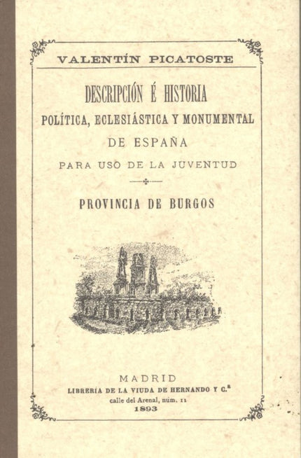 Libro Provincia De Burgos.: .