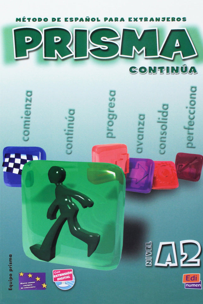Libro Prisma, Método De Español Para Extranjeros, Nivel A2, Continúa: .
