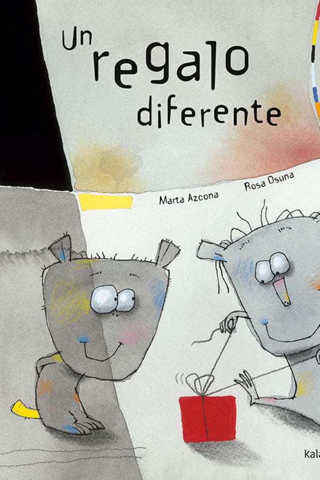 Libro Un Regalo Diferente: Tristán obsequia a su amigo Marcel con un trozo de tela sobrante de unas cortinas. Marcel hab