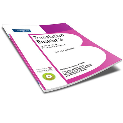 Libro Translation Booklet 8: Translation Booklet es el libro clave del método Vaughan. Un elemento esencial para ganar a