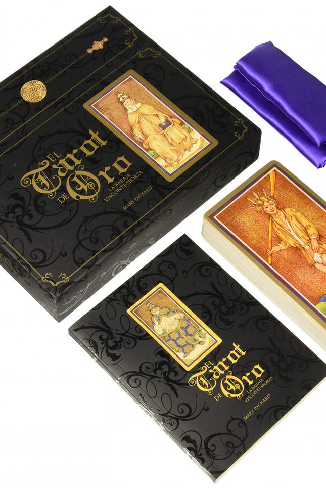 Libro El Tarot De Oro: El Tarot de Oro o Tarot Visconti-Sforza sobresale por ser la más completa de las barajas antiguas