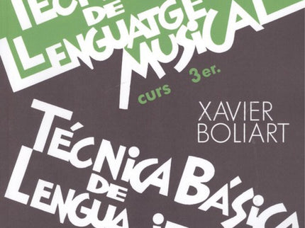 Libro Tecnica Basica Llenguatge Musical 3º Curso: Tonalitats: Do m, la m, Sol M, mi m, Fa M, re m, Re M, Si M, sol m. Altres: alteracions accidentals (canvis