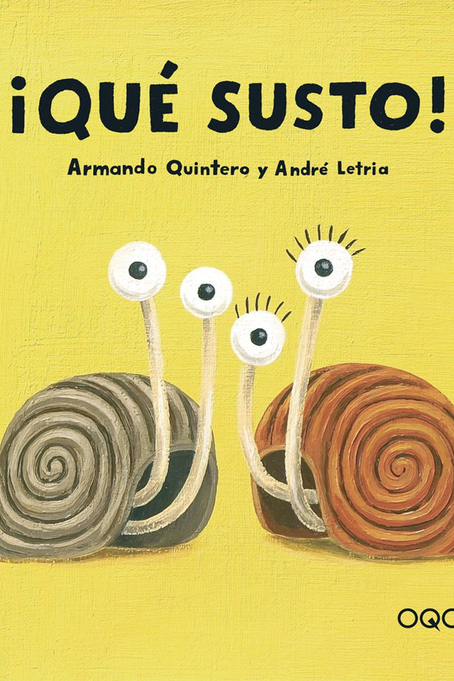 Libro ¡que Susto!: Caracol y Caracola viven un paseo lleno de aventuras. La perra Fifí los confunde con dos bombones y e