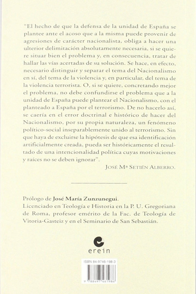 Unidad De España Y Juicio ético
