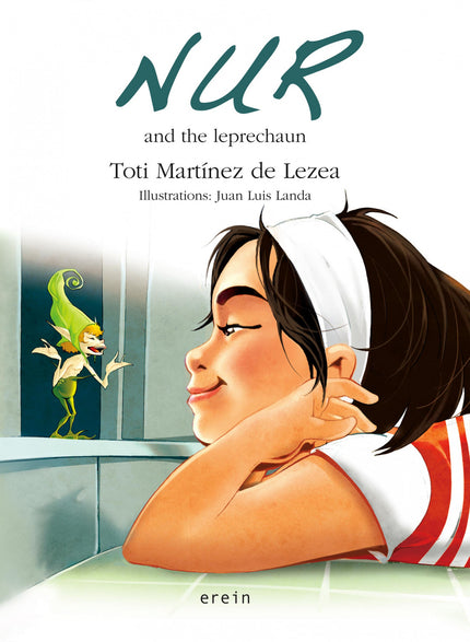 Libro Nur And The Leprechaun: A leprechaun has appeared inside grandma?s bin cupboard and Nur, her granddaughter, is delighted. Grandpa thinks that it is just a mouse and keeps setting traps around the house to catch it.
