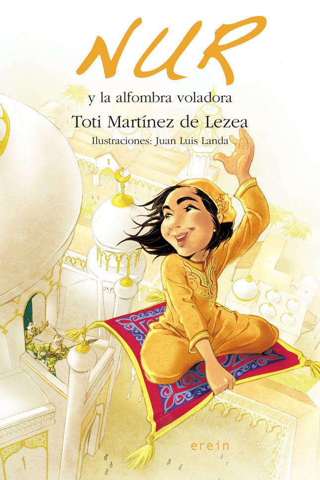 Libro Nur Y La Alfombra Voladora: Nur y sus padres viajan esta vez a Damasco, la capital de Siria. Baba nació allí, y ha