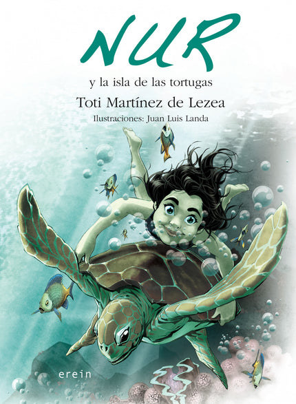 Libro Nur Y La Isla De Las Tortugas: En esta nueva entrega, Nur y sus amigos, Yi-Yi, Yidan, Hidehiro y Ander, nos transp