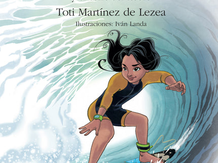 Libro Nur Y El Cofre Del Tesoro: Hoy no hay olas y el monitor ha decidido que van a hacer paddle-surf. En el grupo de Nu