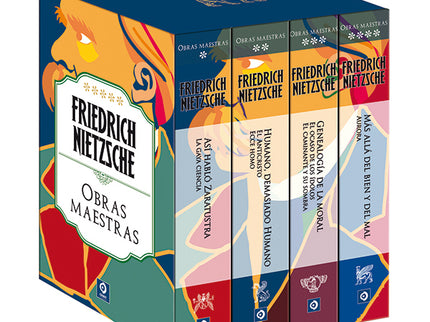 Friedrich Nietzsche Obra Maestra 4 Tomos