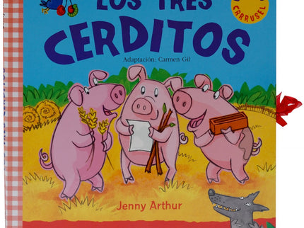 Libro Los Tres Cerditos: El cuento clásico de los tres cerditos en una nueva versión con unos textos rimados con mucho s