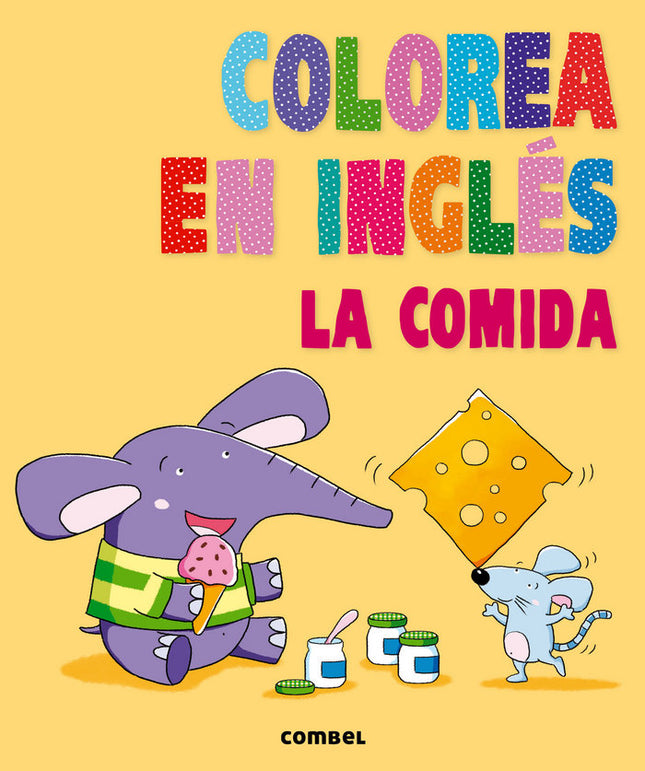 Colorea en inglés. La comida - Agencia Imc - Folleto