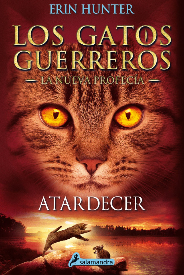 Libro Atardecer: Poco después de llegar a su nuevo hogar en el lago, Hojarasca Acuática recibe una ominosa profecía del 