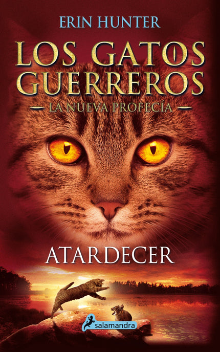 Libro Atardecer: Poco después de llegar a su nuevo hogar en el lago, Hojarasca Acuática recibe una ominosa profecía del 