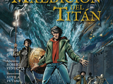 Libro La Maldición Del Titán: Cuando Percy Jackson recibe una misteriosa llamada de socorro de su amigo Grover, se prepara de inmediato para la batalla. Sabe que va a necesitar a Annabeth y Thalia, las dos semidiosas que son sus aliadas, y también su espada, Contracorriente.