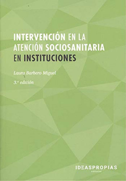 Libro Intervención En La Atención Sociosanitaria En Instituciones (3.ª Edición): El personal interdisciplinar de un centro sociosanitario es el encargado de desarrollar una serie de actuaciones mediante las que se contempla la atención de las necesidades de los usuarios dependientes internos. Estos profesionales llevarán a cabo actividades y estrategias que ayudarán al ingresado a mejorar su autoconcepto, autonomía y relaciones sociales.