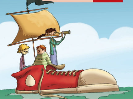 Libro Piratas En Zapatillas: Ana, Bea y Adrián reciben un valioso regalo de su amigo Bruno, el dueño del quiosco de la e