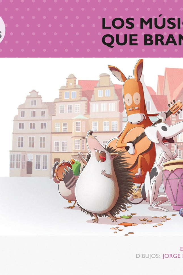 Libro Los Músicos Que Braman: Un burro y un perro flaco se encuentran en Bremen. tienen tanta hambre que se ponen a toca